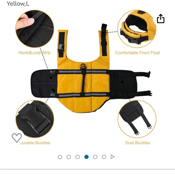 Dog Swim Vest / Life Jacket - Picture 5 of 7